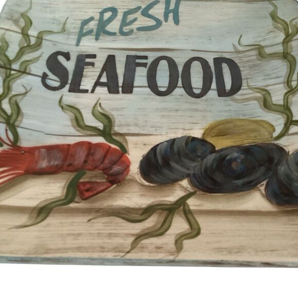 Certified International Kate McRostie Fresh Seafood Appetizer Salad Plate 8.75” - Picture 5 of 5